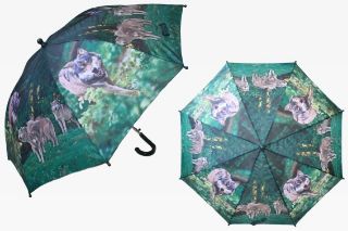 Obrázek z Deštník dětský 65cm - vlci (12) 